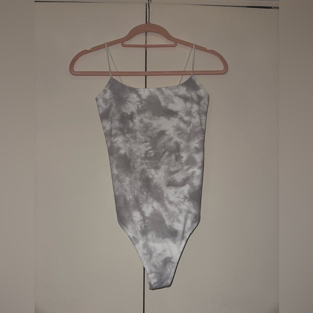 Abercrombie & Fitch Cloud Marbled Thong Body Suit